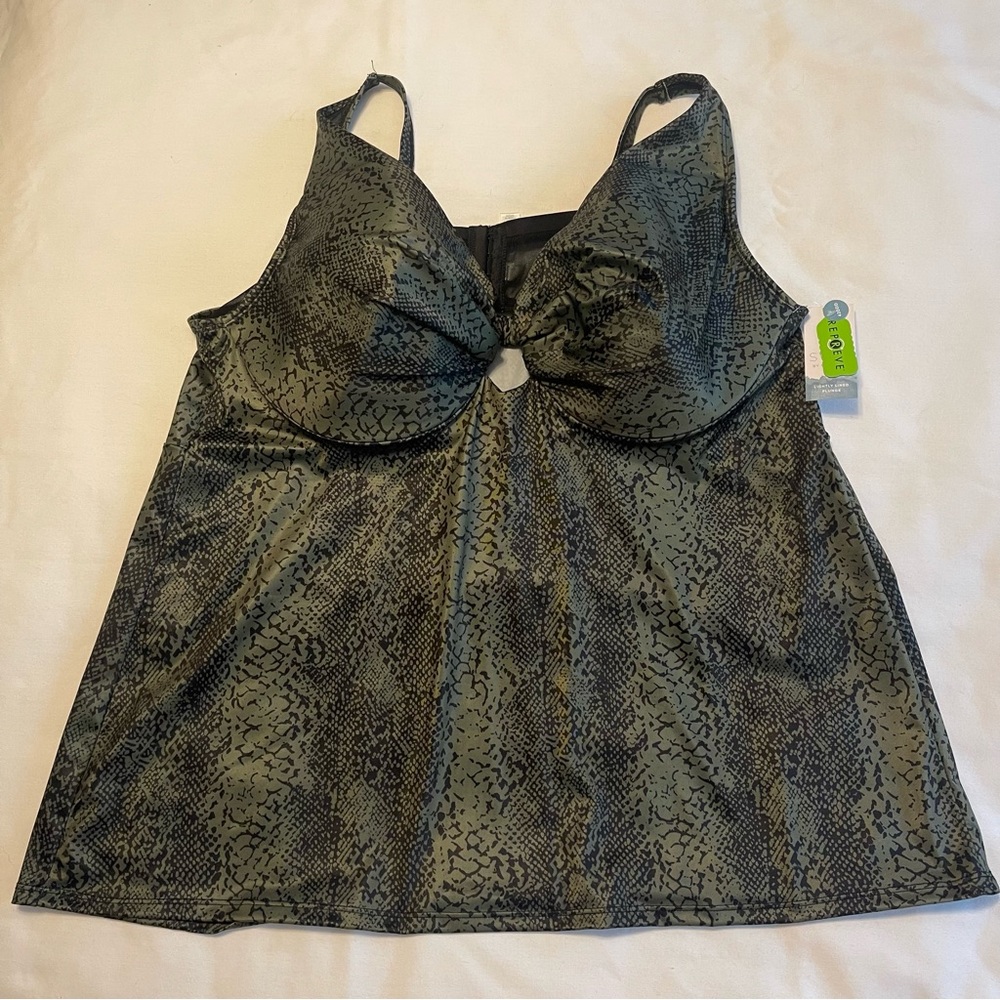 Lightly Lined Plunge Tankini